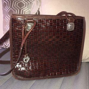 BRIGHTON brown leather purse handbag 👜